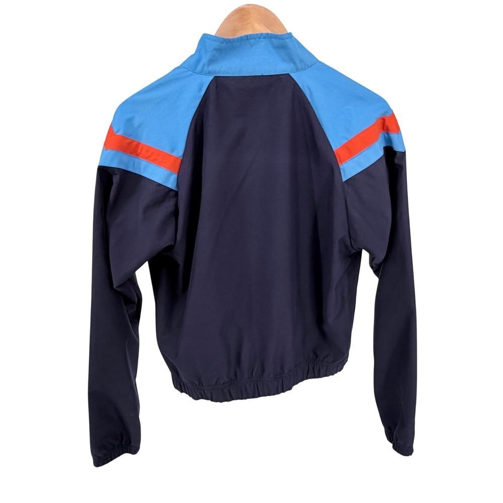 Puma Women's Blue Orange Zip Front Windbreaker Jacket Soccer Size M - Picture 8 of 12